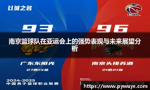 南京篮球队在亚运会上的强势表现与未来展望分析
